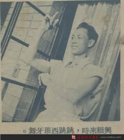 白云的写真-跳西班牙舞的白雲先生...