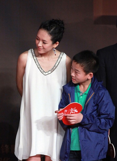 胡泽涛的写真-胡泽涛和章子怡在《最...