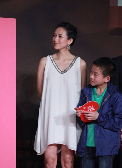 胡泽涛的写真-胡泽涛和章子怡在《最...