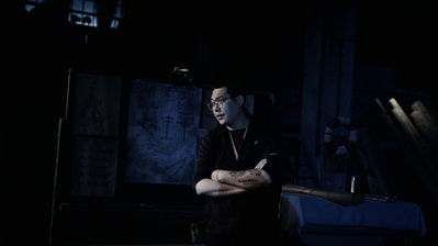 叶蘅的写真-《黄河禁地》工作照