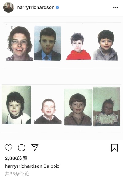 哈利·理查森的写真-快去关注这个乖仔的账...