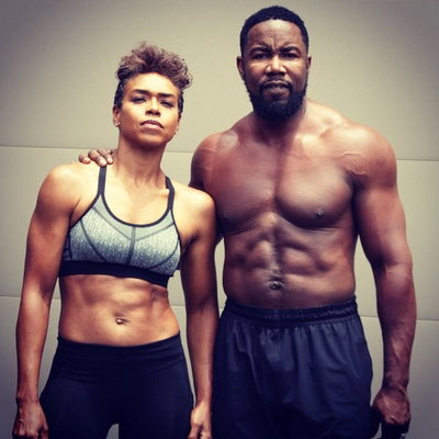 吉利安·伊利亚纳·沃特斯的写真-与丈夫Michael Jai Wh...