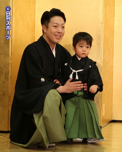 尾上菊之助的写真-2岁