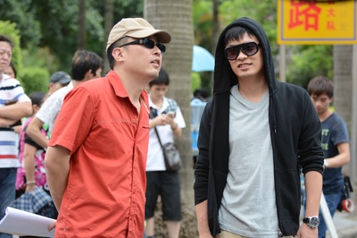 侯亮的写真-导演侯亮和演员陈赫工...