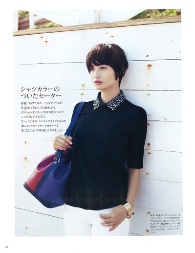 伽奈的写真-ミセス 2013年1月号