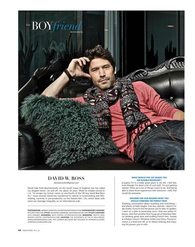 大卫·W·罗斯的写真