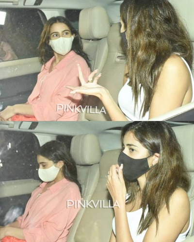 阿妮雅·潘迪的写真-和sara ali khan 一起...