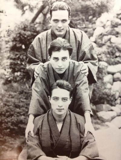 高田稔的写真-鈴木傳明、岡田時彦、...