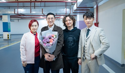 张瀚文的写真-《黑色灯塔》工作照