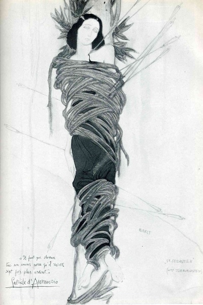 伊达·鲁宾斯坦的写真