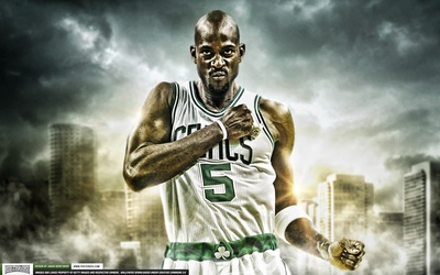 凯文·加内特的写真-怒吼捶胸，虎扑JR上...