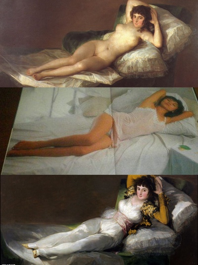 张盈真的写真-戏仿戈雅玛哈