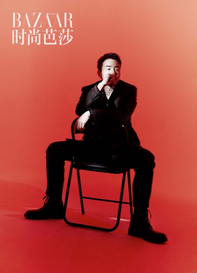 黄梓的写真-时尚芭莎2021年1月刊...