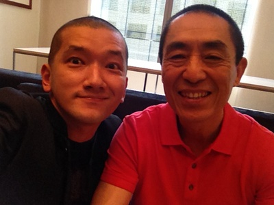 魏楠的写真-魏楠与张艺谋导演