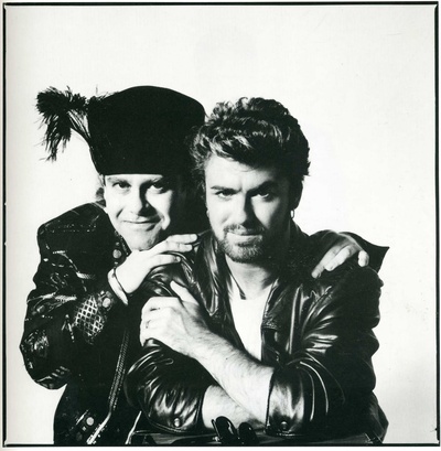 乔治·迈克尔的写真-Elton John and Georg...