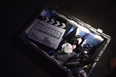 翁子光的写真-《微交少女》拍攝現場