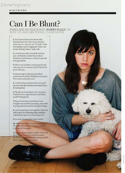 奥布瑞·普拉扎的写真-AUBREY PLAZA