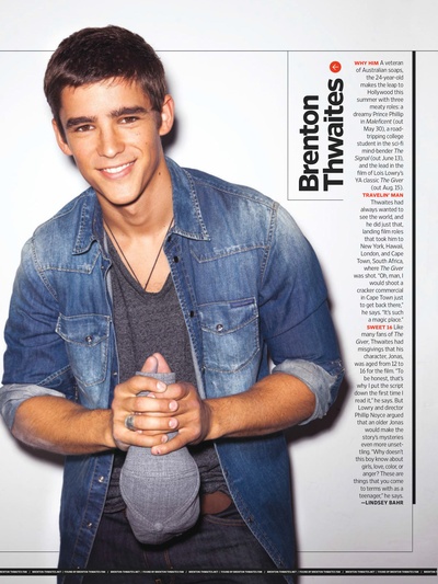 布伦顿·思韦茨的写真