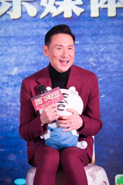 张学友的写真-他说：说明角色被记得...