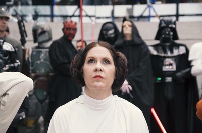 凯丽·费雪的写真-NY COMIC CON