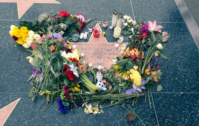 凯丽·费雪的写真-摄于星光大道