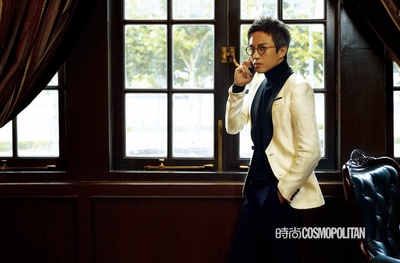邓超的写真-《时尚COSMO》内页-...
