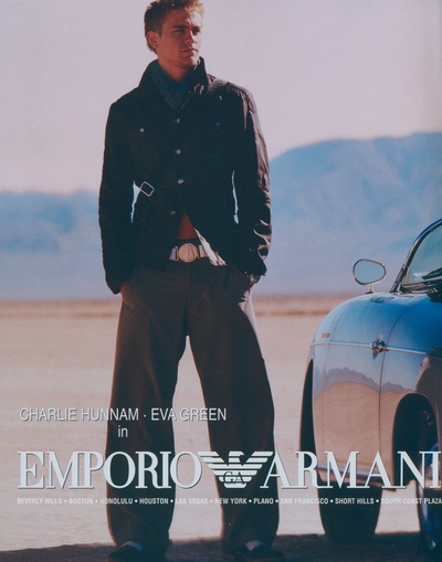 查理·汉纳姆的写真-Emporio Armani
