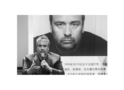 吕克·贝松的写真-2013 在北京电影学院...