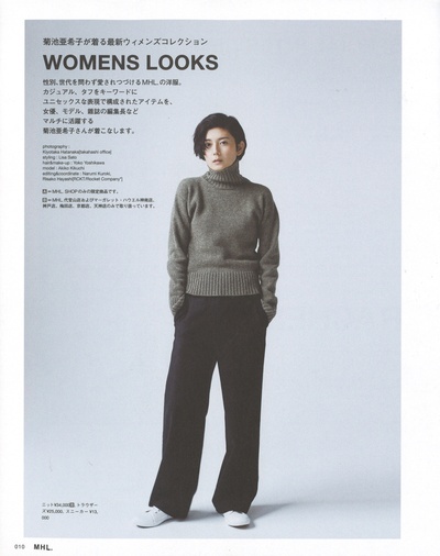 菊池亚希子的写真-MHL. AUTUMN/WINT...