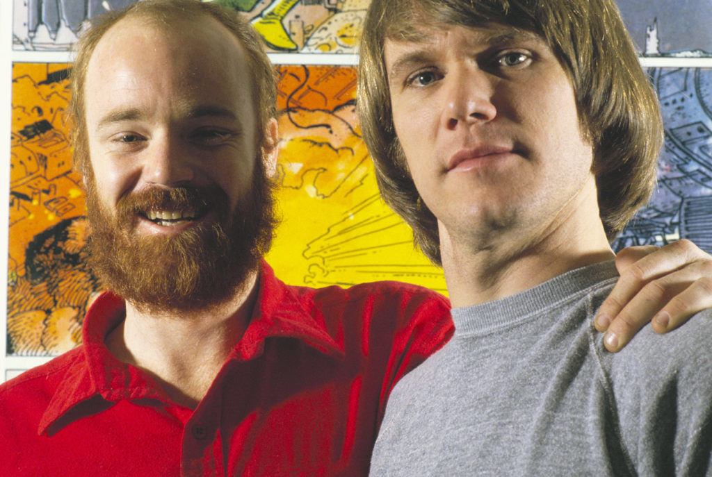 菲尔·蒂贝特的写真-与乔·庄斯顿的合影