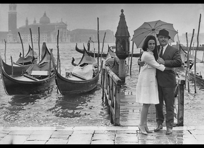 克莱尔·布鲁姆的写真-1965年與第一任丈夫...