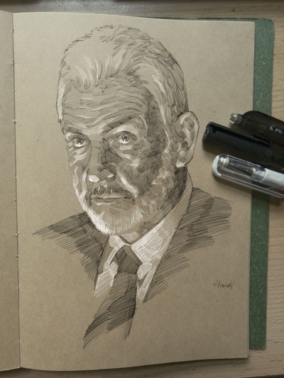 肖恩·康纳利的写真-小时候就惊叹，怎么会...