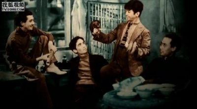 伊明的写真-由左至右：赵丹、伊明...