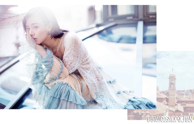 马思纯的写真-马思纯近期杂志照