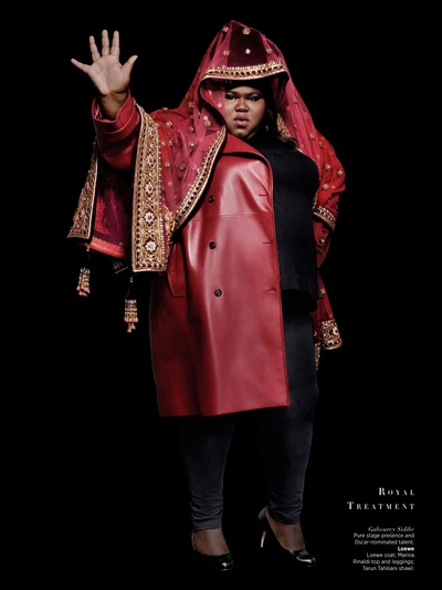 加布蕾·丝迪贝的写真-Gabourey Sidibe by K...