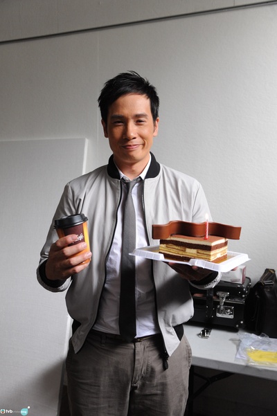 陈豪的写真-拍广告好开心╰(*°▽...