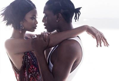 夏奈尔·伊曼的写真-Chanel Iman & ASAP ...