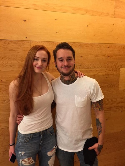 苏菲·特纳的写真-X战警：天启，片场照