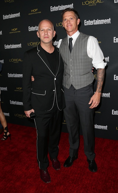 瑞恩·墨菲的写真-与丈夫David Miller