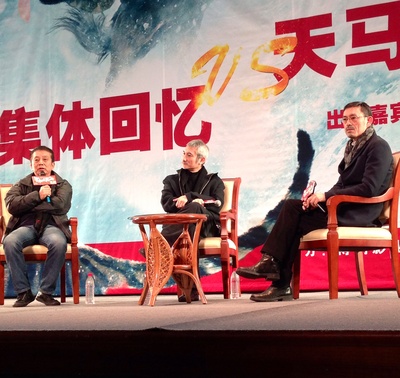 黄建新的写真-由左至右：黄建新、徐...