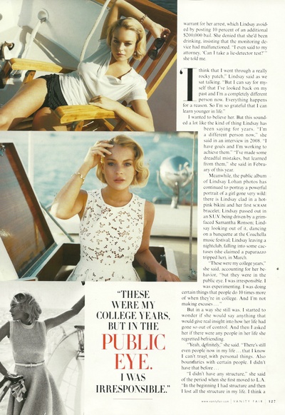 琳赛·洛翰的写真