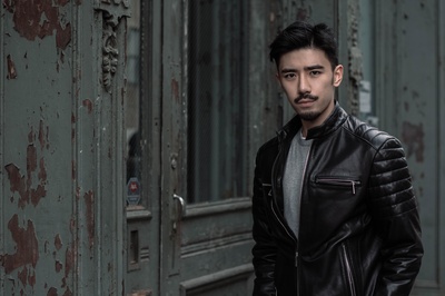 王梓谦的写真-王梓谦纽约情人节写真