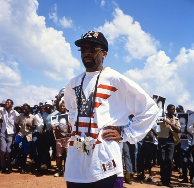 斯派克·李的写真-Director Spike Lee on...