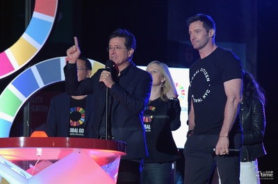 史蒂芬·寇贝尔的写真-呼吁消除极端贫困现状...