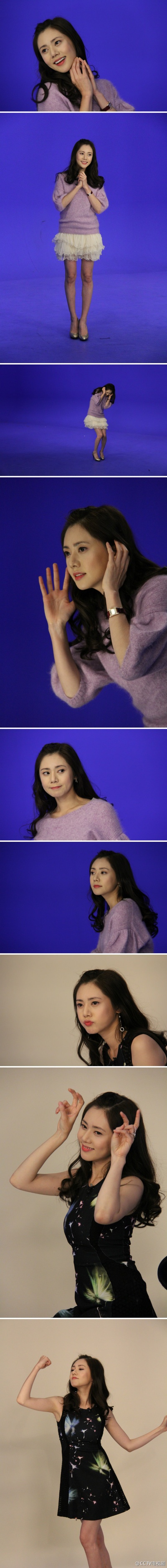 秋瓷炫的写真-央视拍摄的舞乐宣传图...