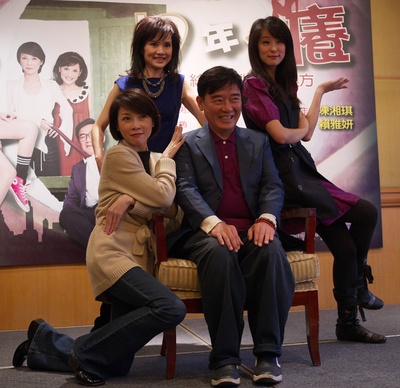 萧艾的写真-前排左一