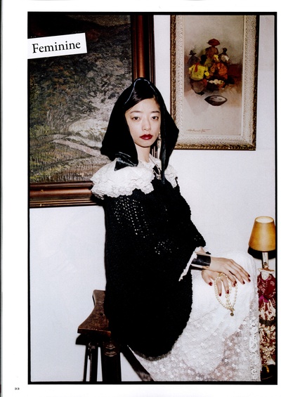 市川实和子的写真-装苑 2012年8月号