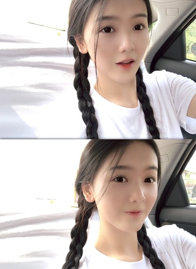 张馨月的写真-你的麻花辫少女突然出...