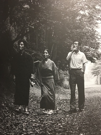 芥川比吕志的写真-与母亲、弟弟（芥川也...