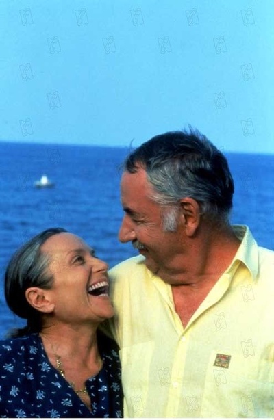 莫妮克·肖梅特的写真-和丈夫菲利浦·诺瓦雷